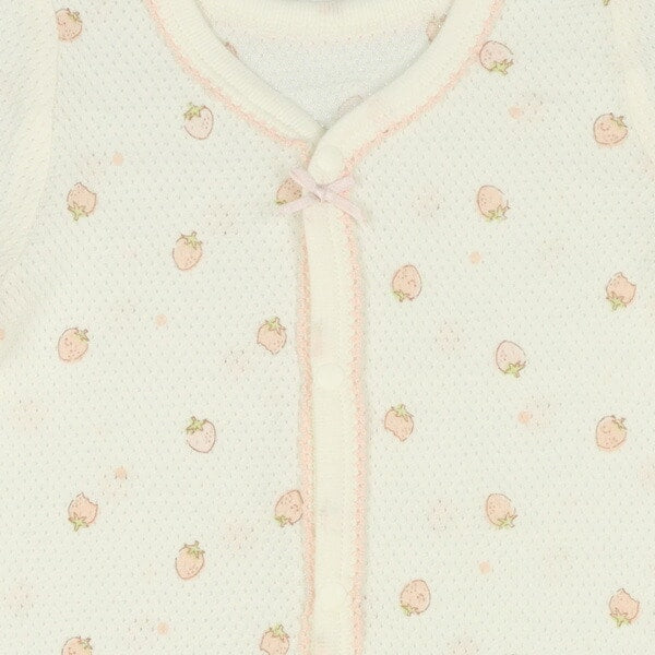 Short sleeve romper with front opening