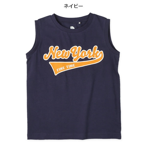 College Logo Sleeveless T-shirt