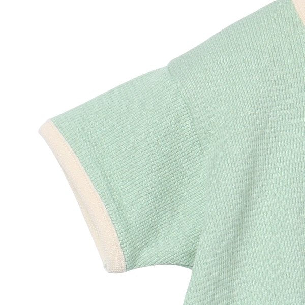Waffle Short Sleeve Romper