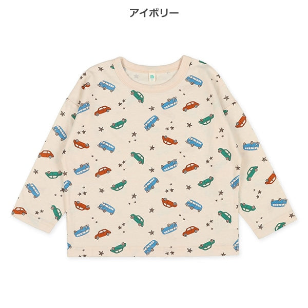 Car Print Long Sleeve Shirt (Winter, Spring, Autumn)