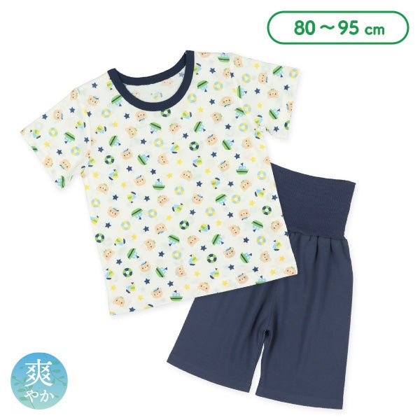 Short Sleeve T-shirt and High Waist Pants Set