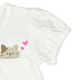 kitten Short Sleeve Romper
