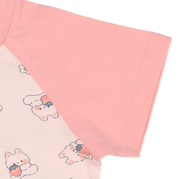 Short Sleeve T-shirt and High Waist Pants Set