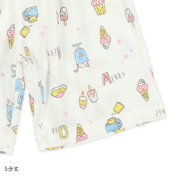 Foods Short Sleeve T-shirt and High Waist Pants Set