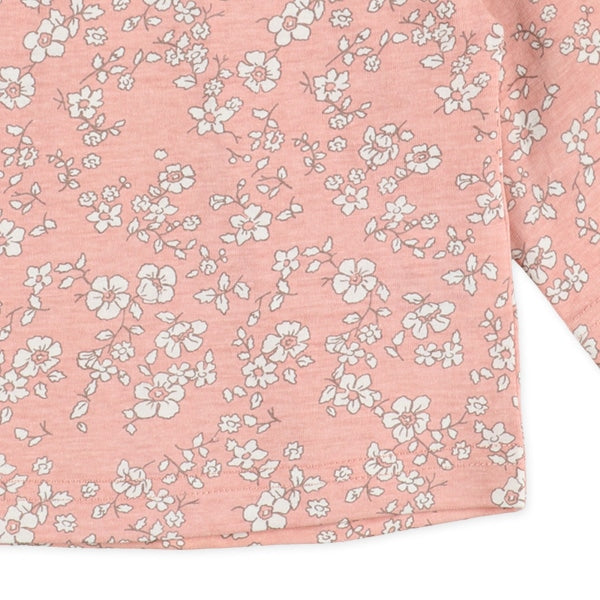 Floral Sweatshirt with Collar (Winter, Spring, Autumn)