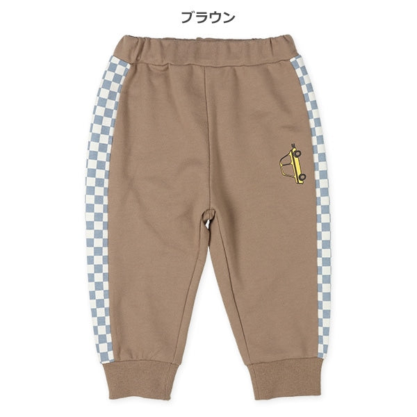 Checked Side Panel Pants (Spring)