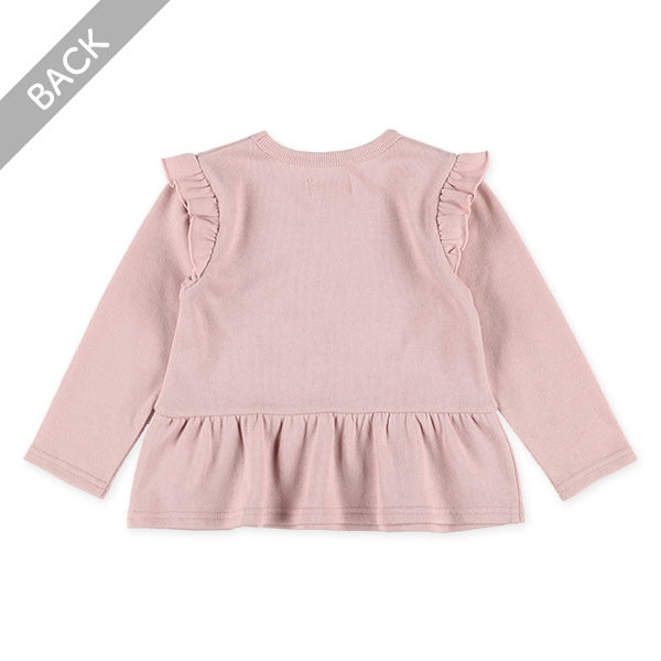Shoulder and Hem Frills Sweatshirt (Winter, Spring, Autumn)