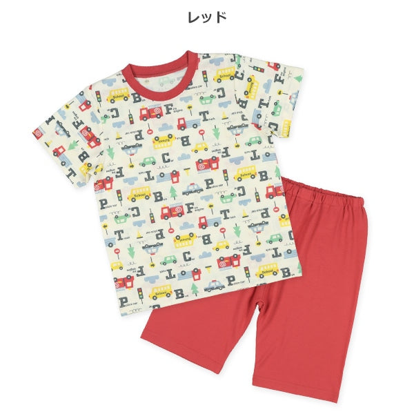Vehicle Short Sleeve T-shirt and Pants Set