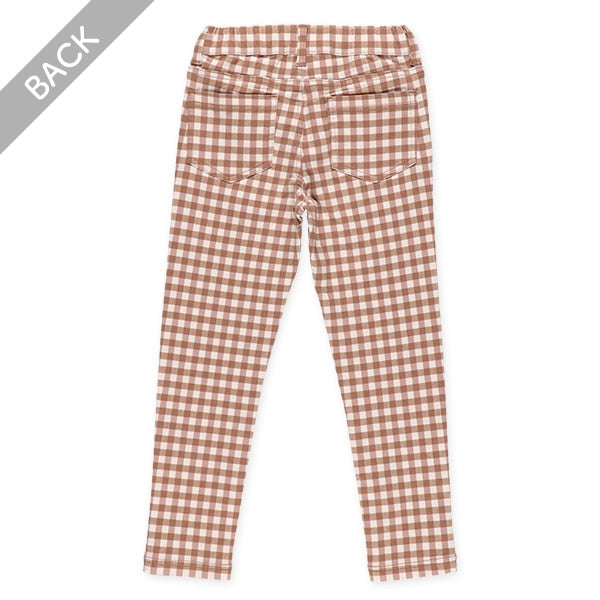Twill Checked Pants (Winter, Spring, Autumn)