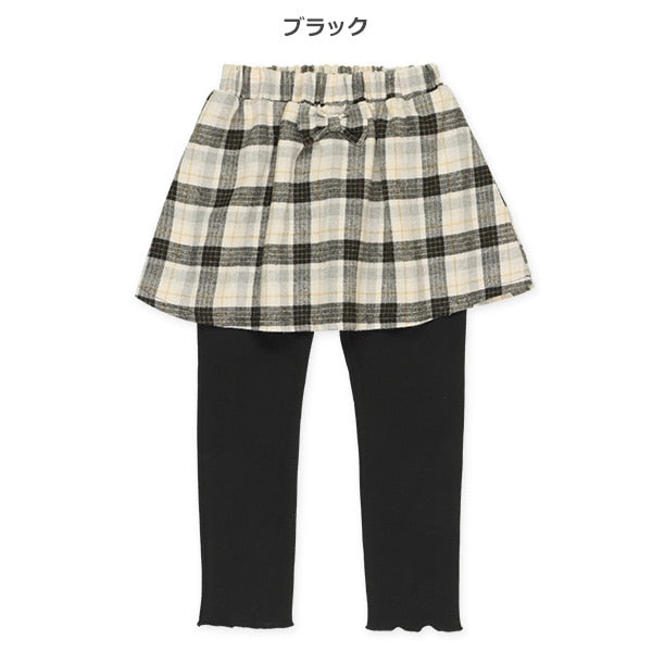 Check Skirt with Leggings (Winter, Spring, Autumn)