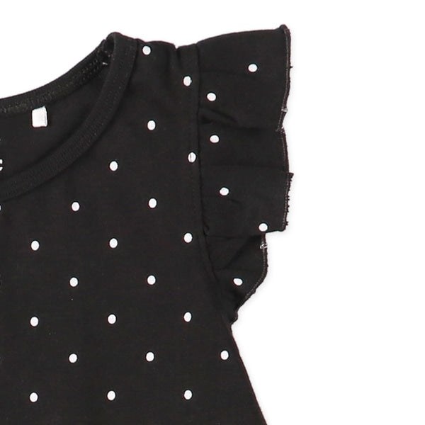 Frill Knit Sleeveless One Piece