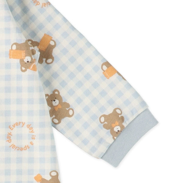 Bear Print Baby Romper (Spring)