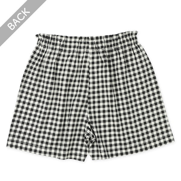 Checkered Knit Shorts