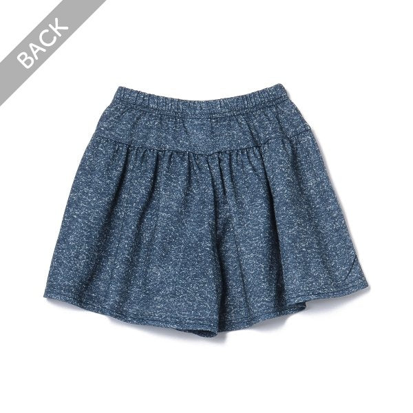 Denim Style Knit Culotte
