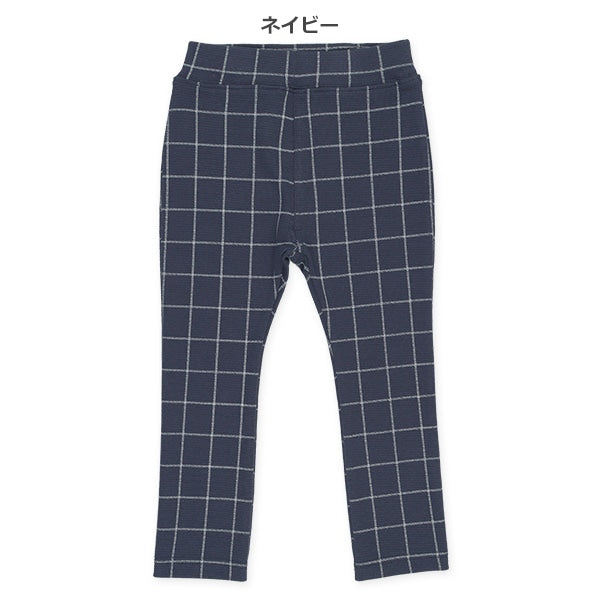 Checked Stretch Pants (Winter, Spring, Autumn)