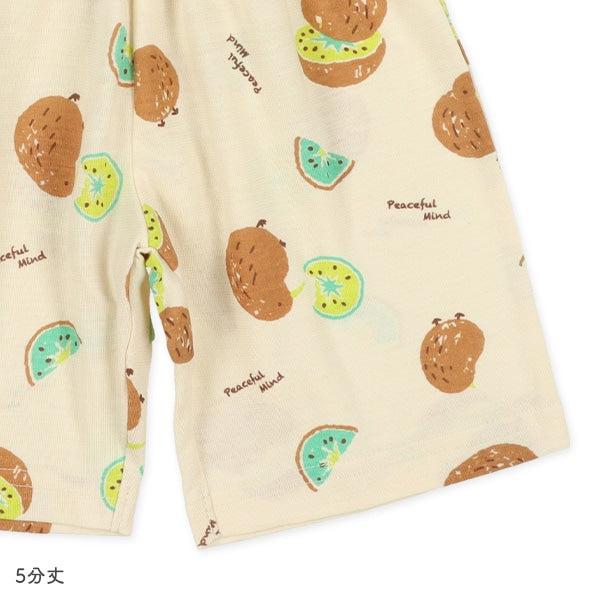 kiwi and kiwi Short Sleeve T-shirt and High Waist Pants Set