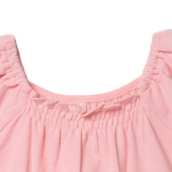 Frills Short Sleeve Blouse and Shorts Set