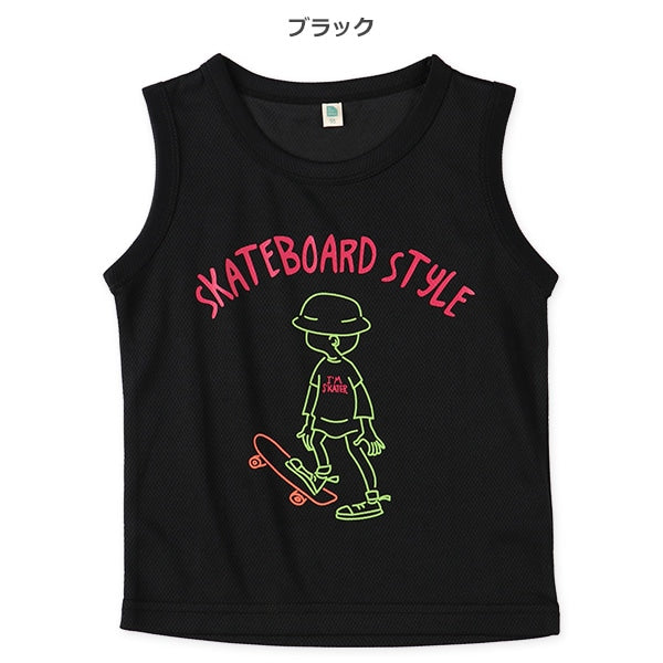 Skateboard Sleeveless T-shirt