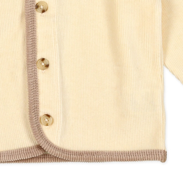 Corduroy Knit Cardigan (Winter, Spring, Autumn)