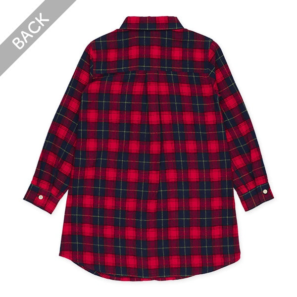 Checked Longline Shirt (Winter, Spring, Autumn)