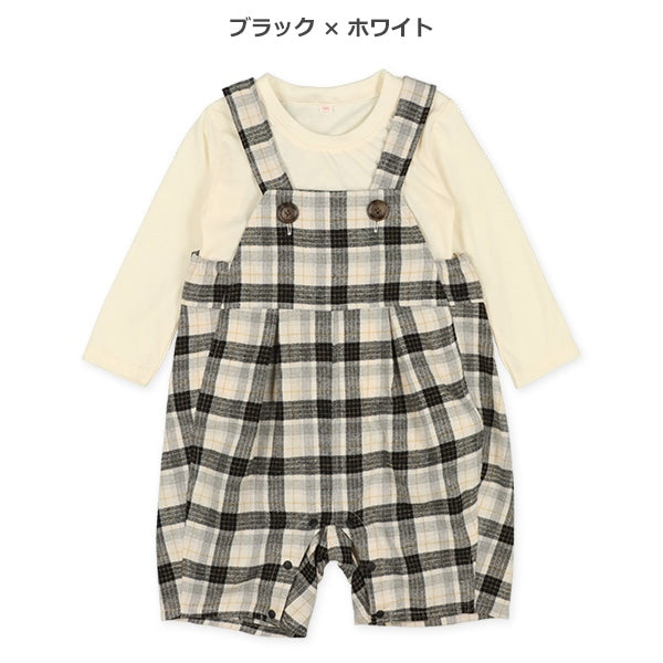Viyella Plaid Overall Set (Winter, Spring, Autumn)