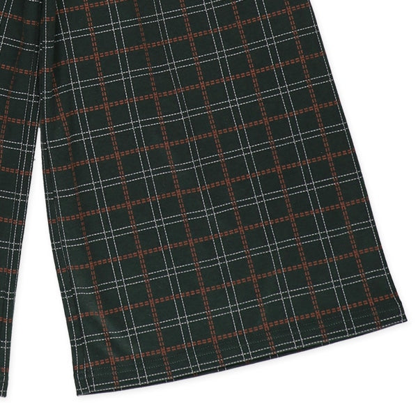 Check Wide Pants (Winter, Spring, Autumn)