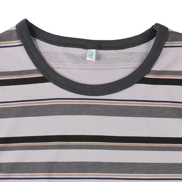 Stripe Sleeveless T-shirt