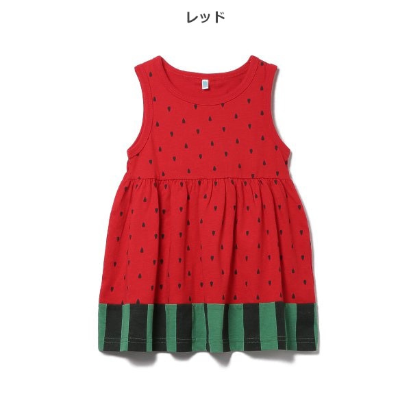 Watermelon Knit Sleeveless One Piece