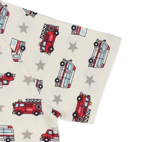 Ambulance Short Sleeve T-shirt and High Waist Pants Set