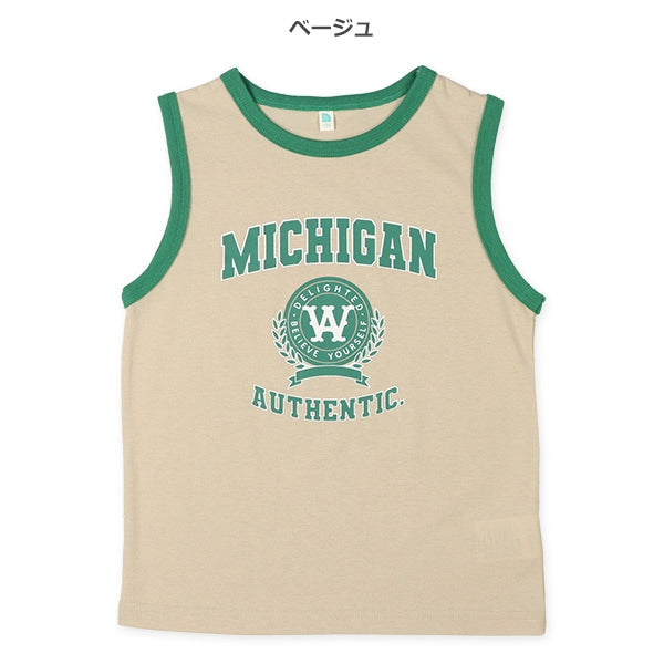 College Logo Sleeveless T-shirt