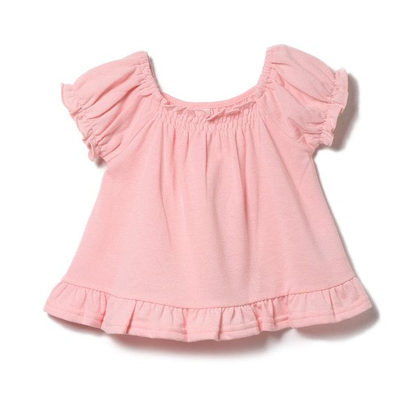 Frills Short Sleeve Blouse and Shorts Set