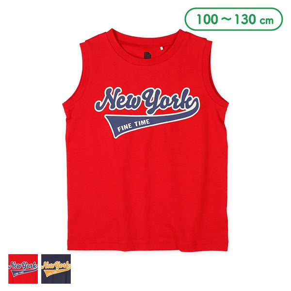 College Logo Sleeveless T-shirt