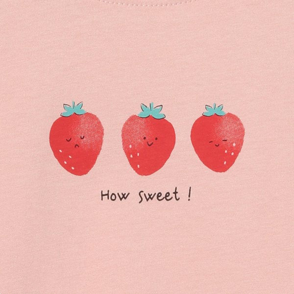 Strawberry Frill Short Sleeve T-shirt
