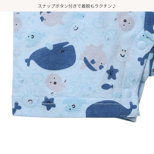 Whale Short Sleeve Romper