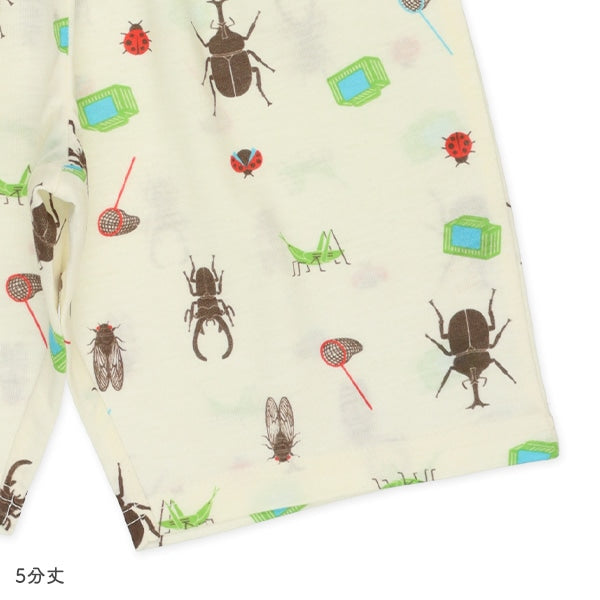 Insect Short Sleeve T-shirt and High Waist Pants Set