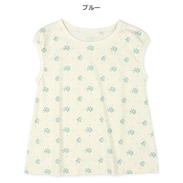 Floral Sleeveless T-shirt