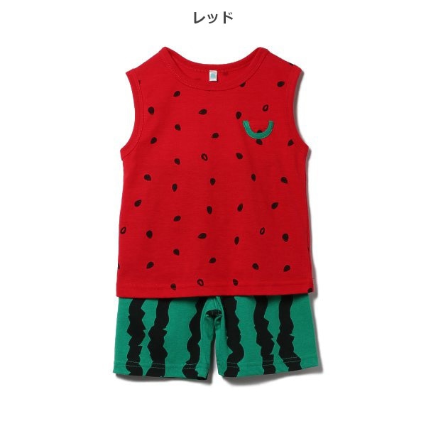 Watermelon Sleeveless Suit