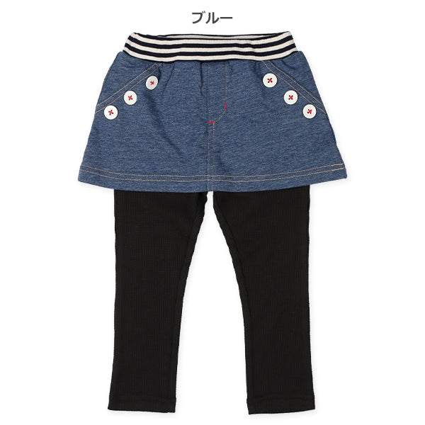 Denim Skirt with Leggings (Spring)