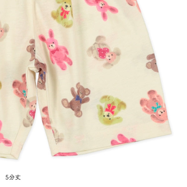 Stuffed Toy Short Sleeve T-shirt and High Waist Pants Set