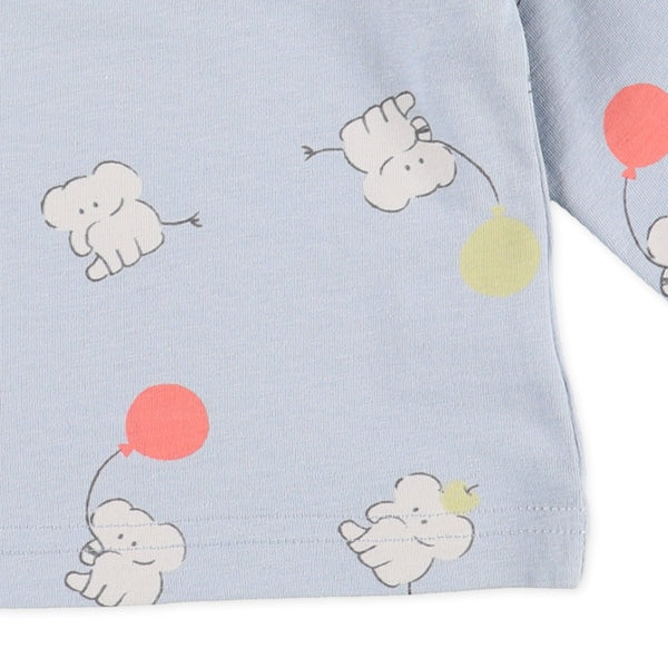 Balloon Holding Elephant Long Sleeve Shirt (Winter, Spring, Autumn)