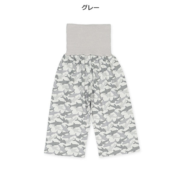 2Pieces High Waist Shark Pants