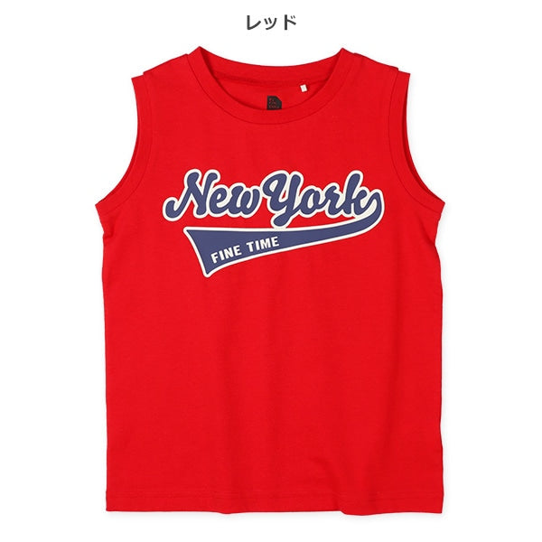College Logo Sleeveless T-shirt