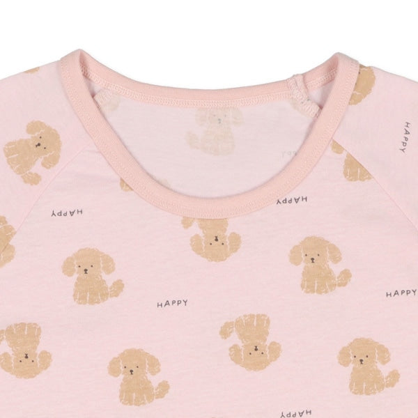 Poodle Short Sleeve T-shirt and Pants Set