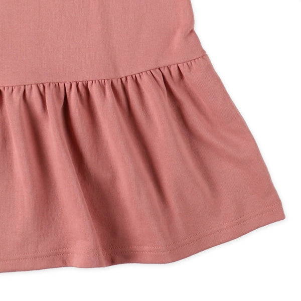 Ruffle Neck Dress with Panelled Skirt (Winter, Spring, Autumn)