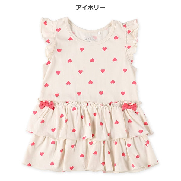 Frill Knit Sleeveless One Piece
