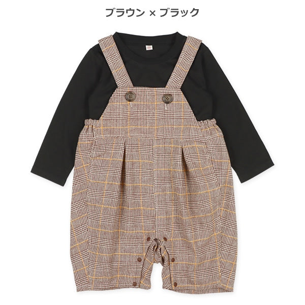 Viyella Plaid Overall Set (Winter, Spring, Autumn)