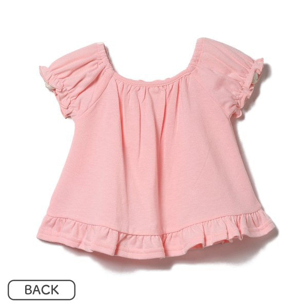 Frills Short Sleeve Blouse and Shorts Set