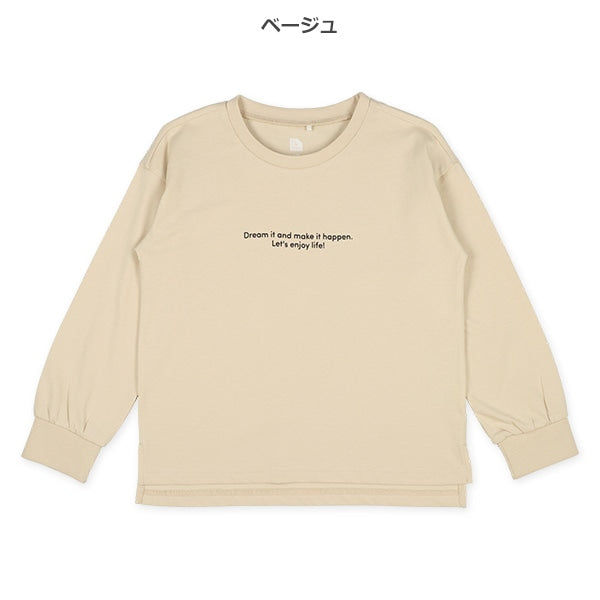 Small English Logo Long Sleeve Shirt (Winter, Spring, Autumn)