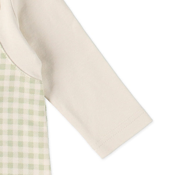 Checked Baby Overall Romper (Spring)