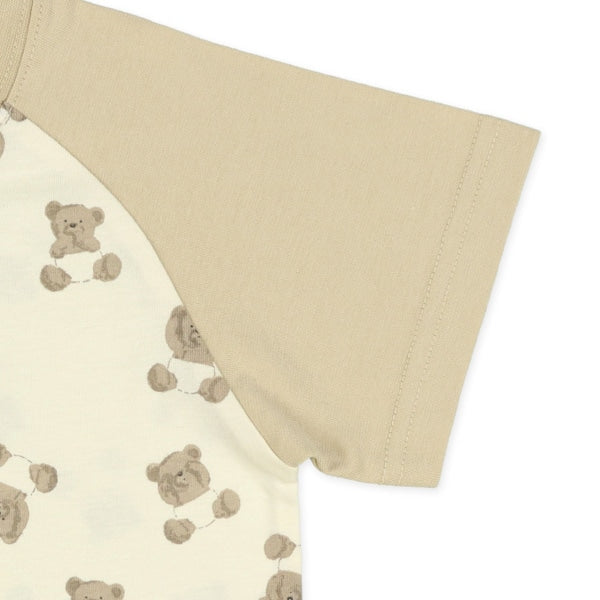 Baby Bear Short Sleeve T-shirt and High Waist Pants Set